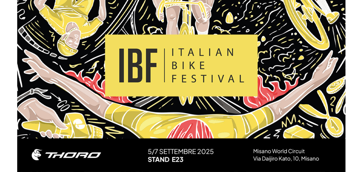 THORO SARÀ PRESENTE A IBF – ITALIAN BIKE FESTIVAL 5-7 SETT